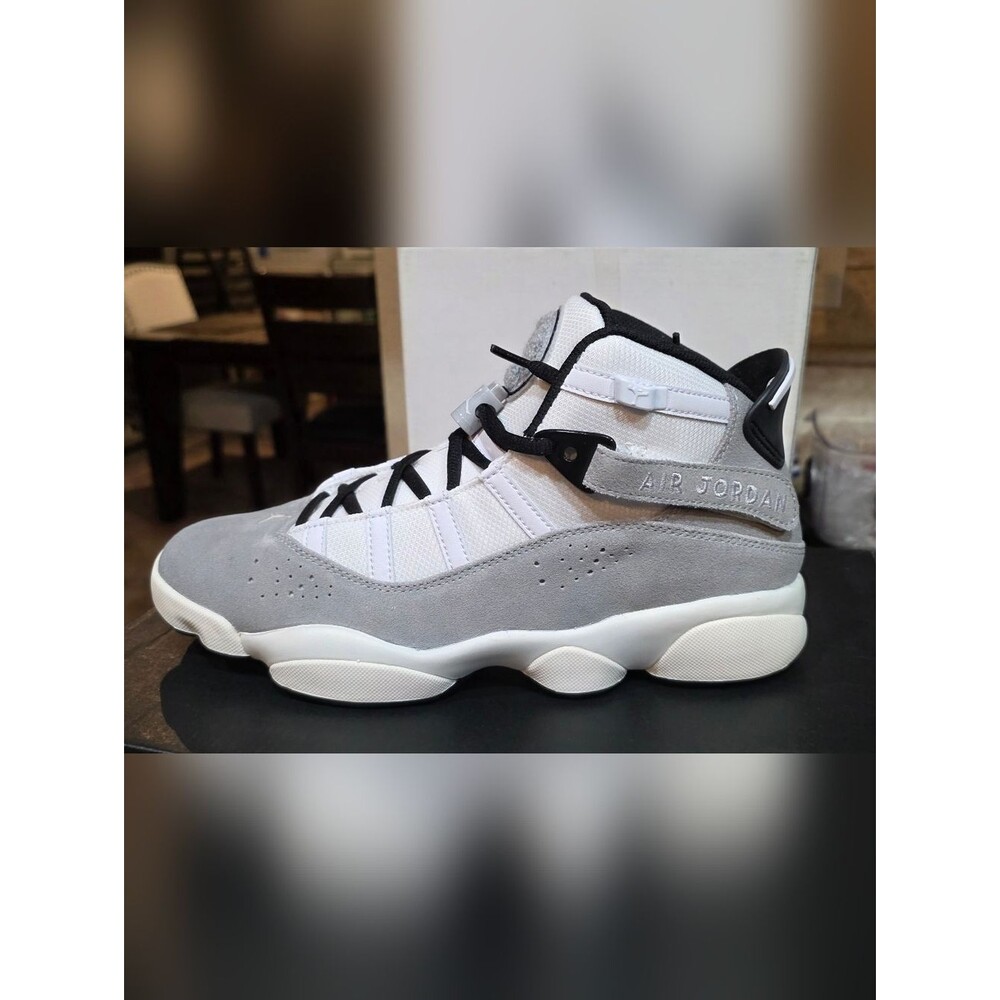 Air Jordan Men’s Sneakers - White & Light Gray Size 8 Brand New